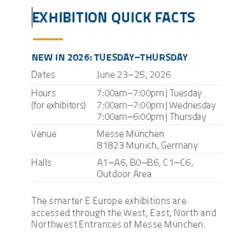 Jiangyin Jianbang Aluminium Co., Ltd. wird auf der Smart Energy Exhibition 2026 in München ausstellen.